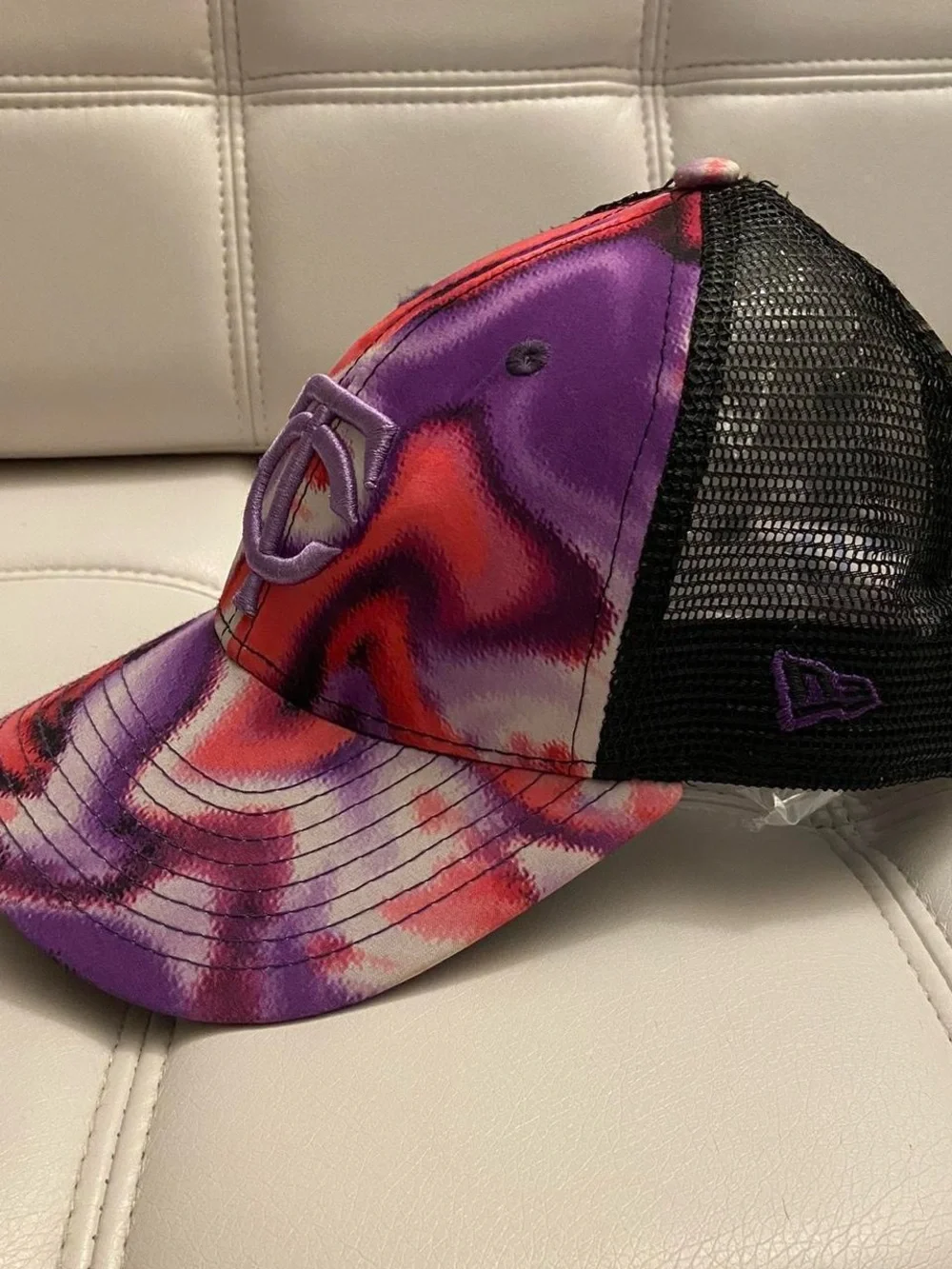 Youth New Era Tie Dye Minnesota Twins Baseball Trucker Hat